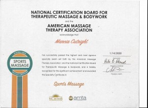 sport massage certification jan 14 2020
